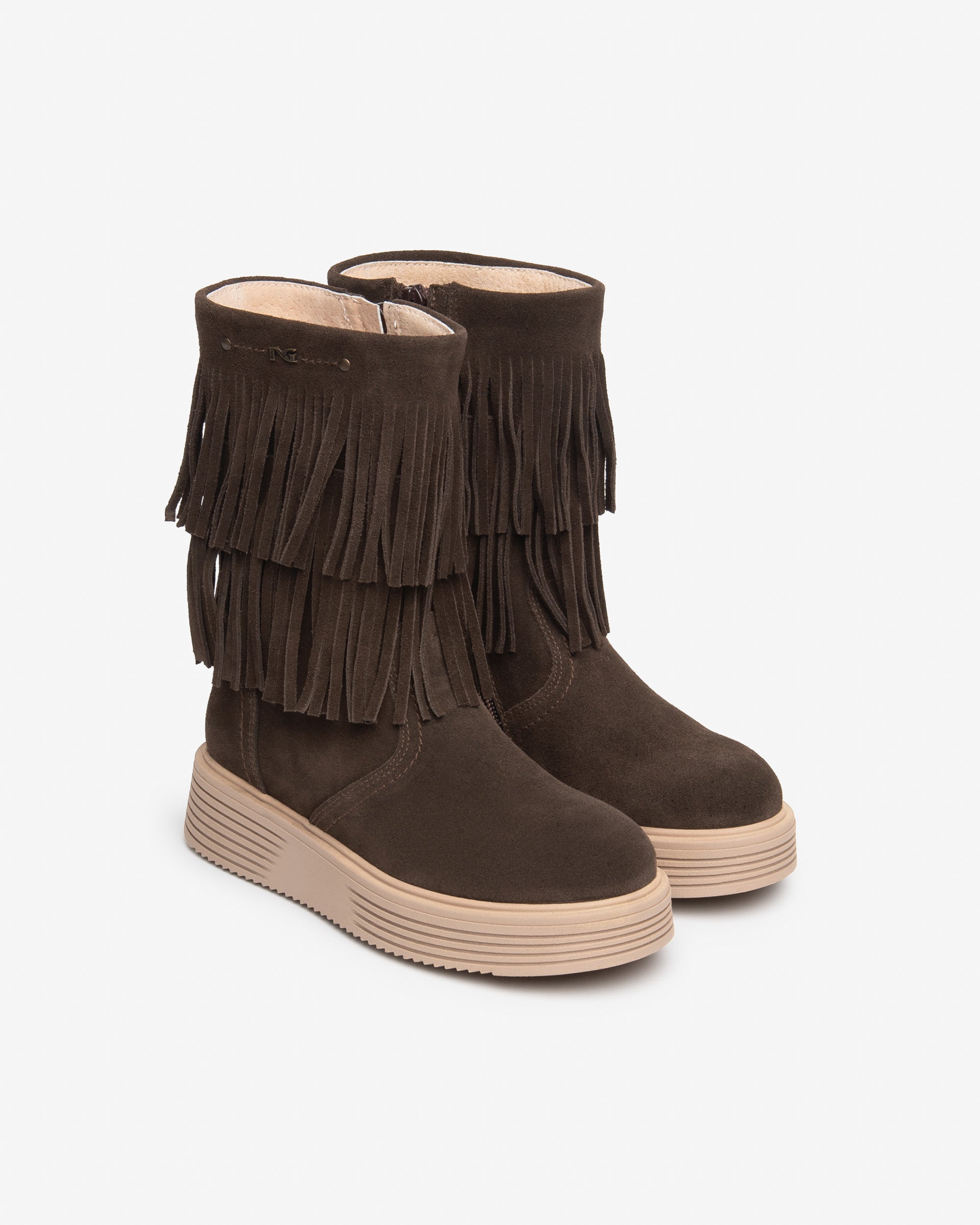 Nero Giardini Ankle Boots bottines daim fille franges
