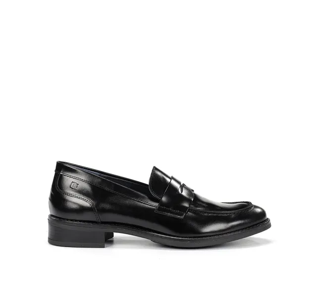 Dorking by Fluchos Harvard D8710 mocassin noir femme cuir