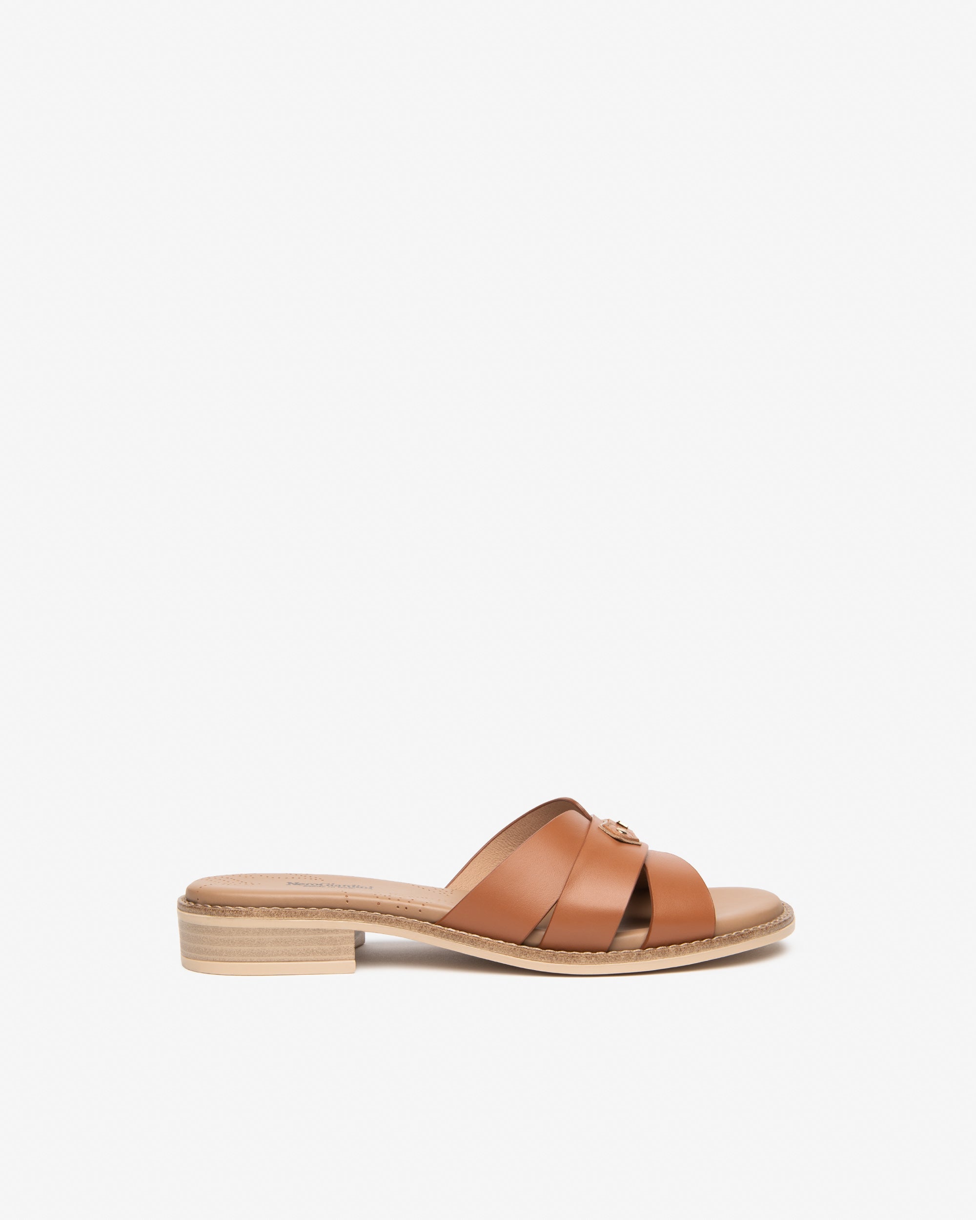 Nero Giardini Sandals mules cuir femme tissu technique