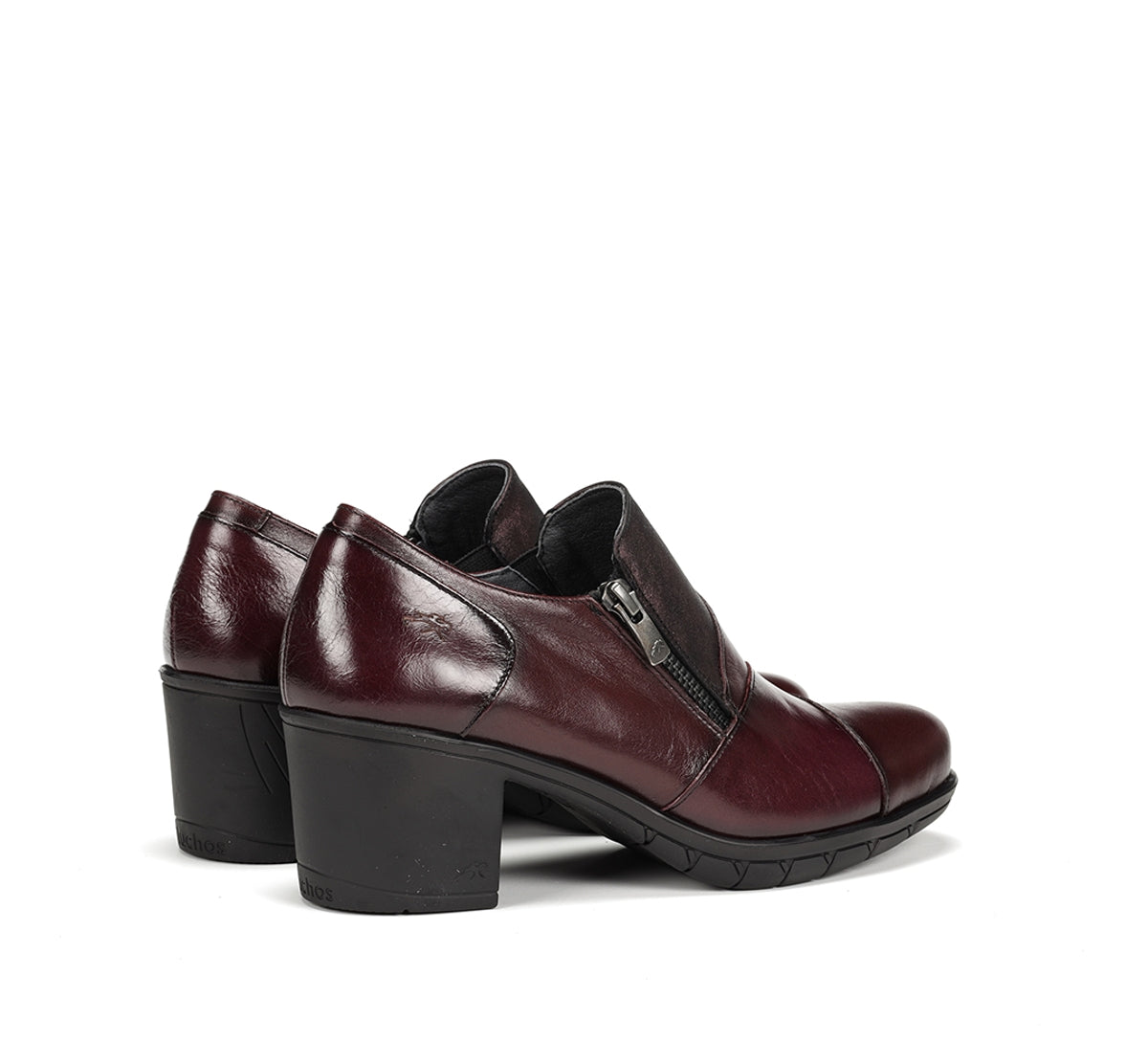 Fluchos Slip On Nydia F1802 mocassins bordeaux femme cuir