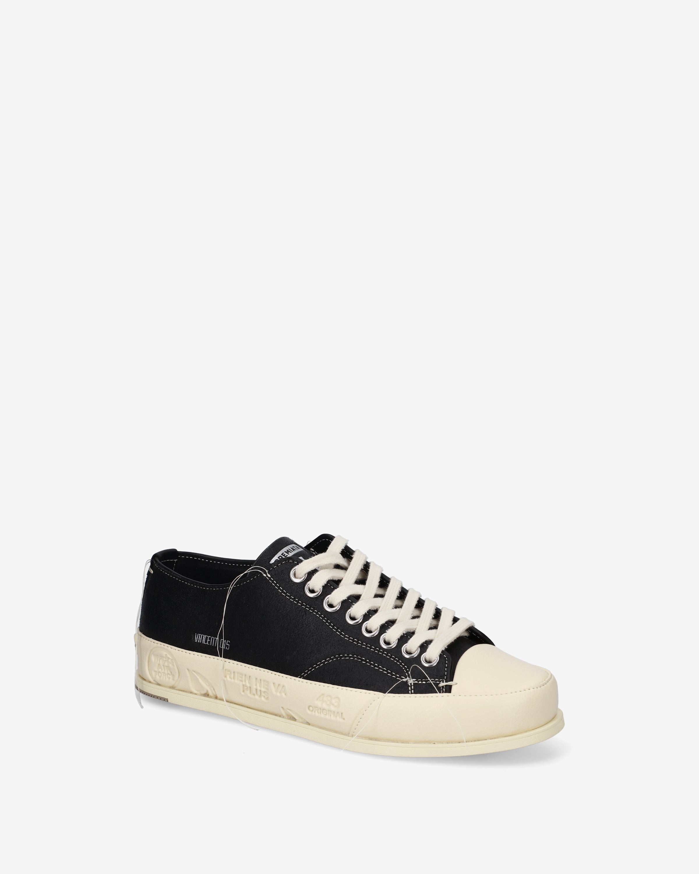 Premiata Vincent 015 Black baskets cuir homme noir