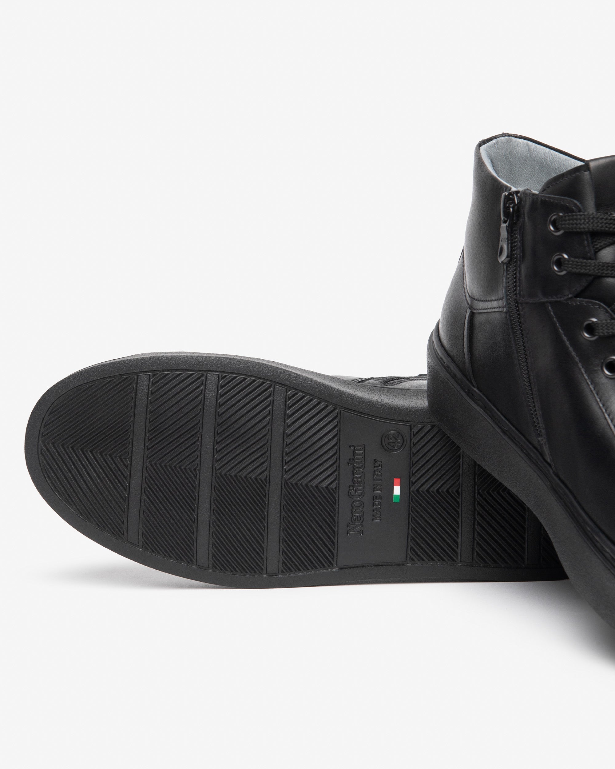 Nero Giardini Sneakers baskets montantes cuir homme