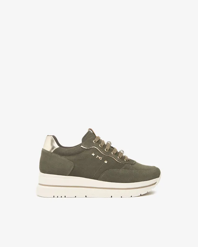 Nero Giardini Sneakers baskets femme daim tissu