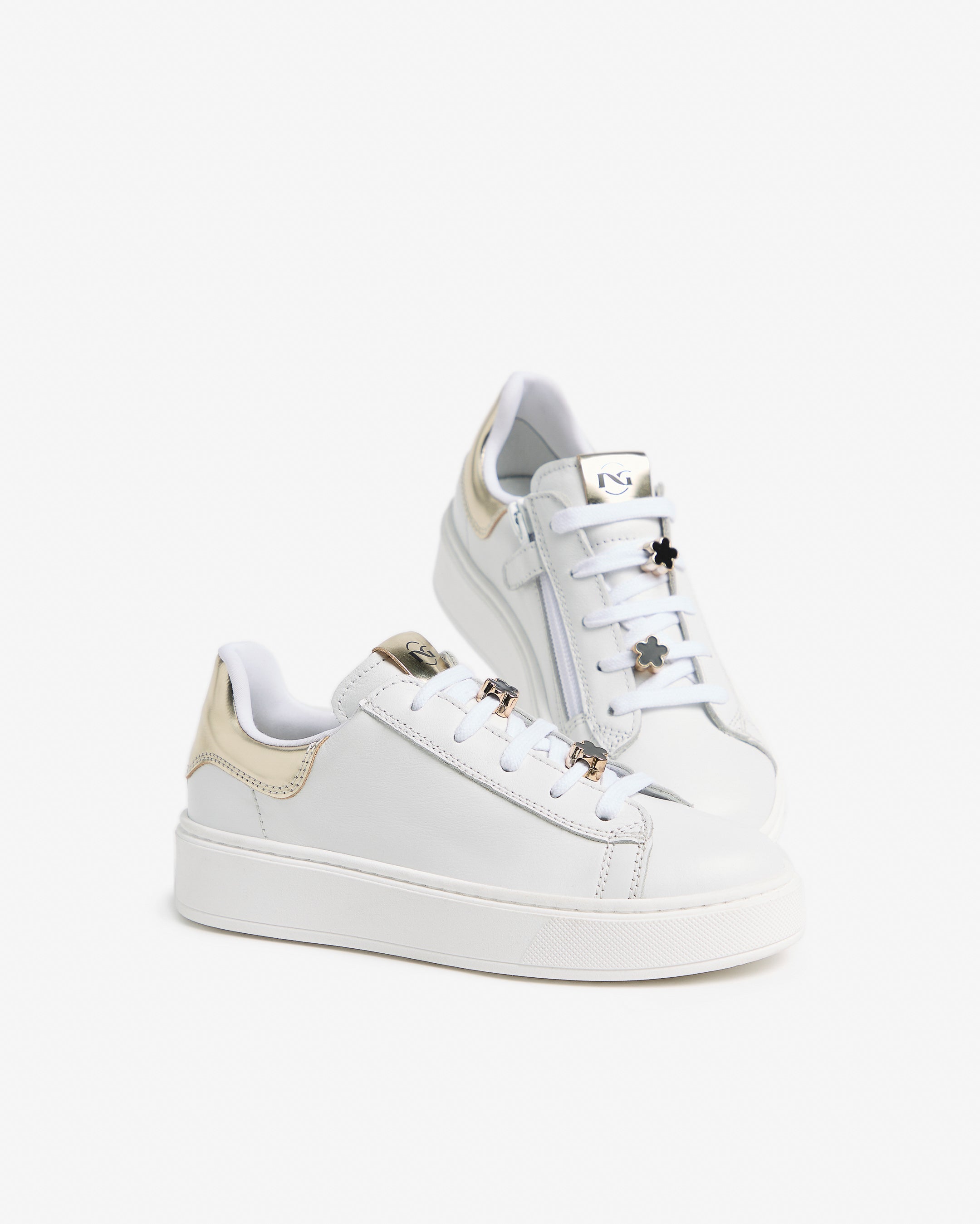 Nero Giardini Sneakers cuir et toile fille 31-39 hiver