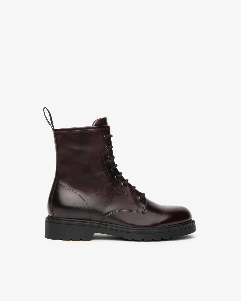Nero Giardini Combat Boots Cuir Python Femme 35-41