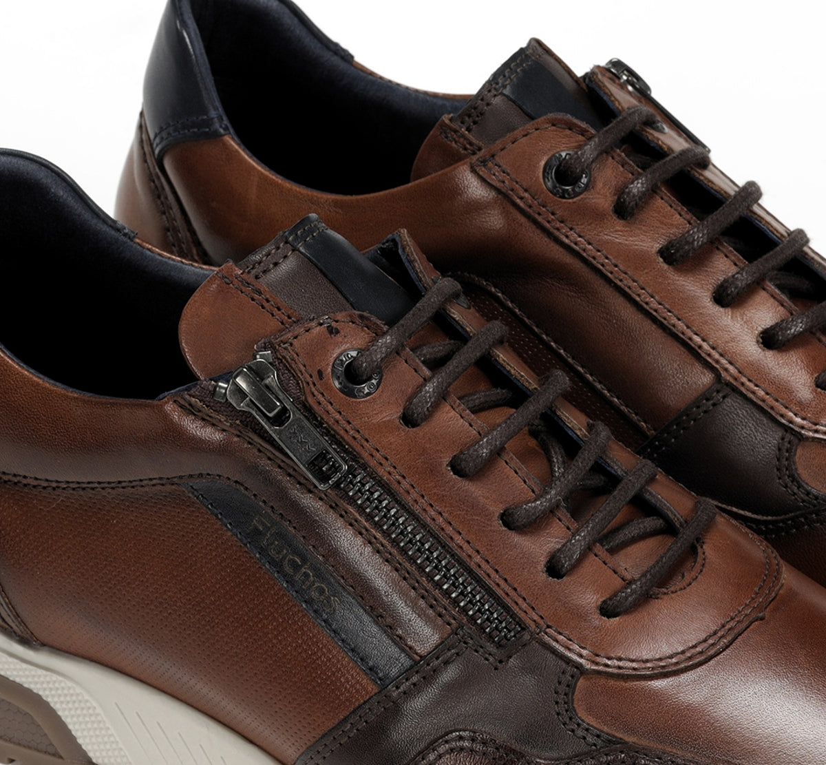 Fluchos Deportivos Louis F1600 baskets homme marron cuir