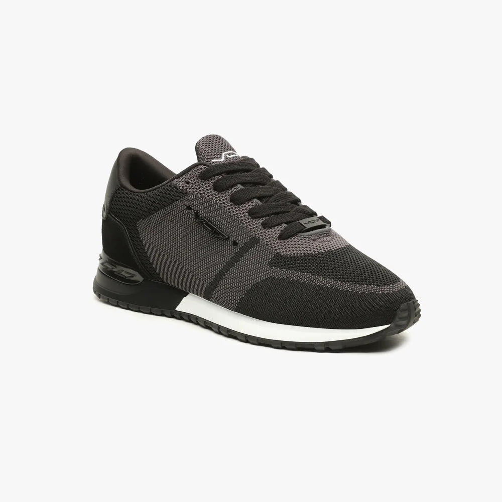 VO7 Milan Knit Black sneaker homme maille noire