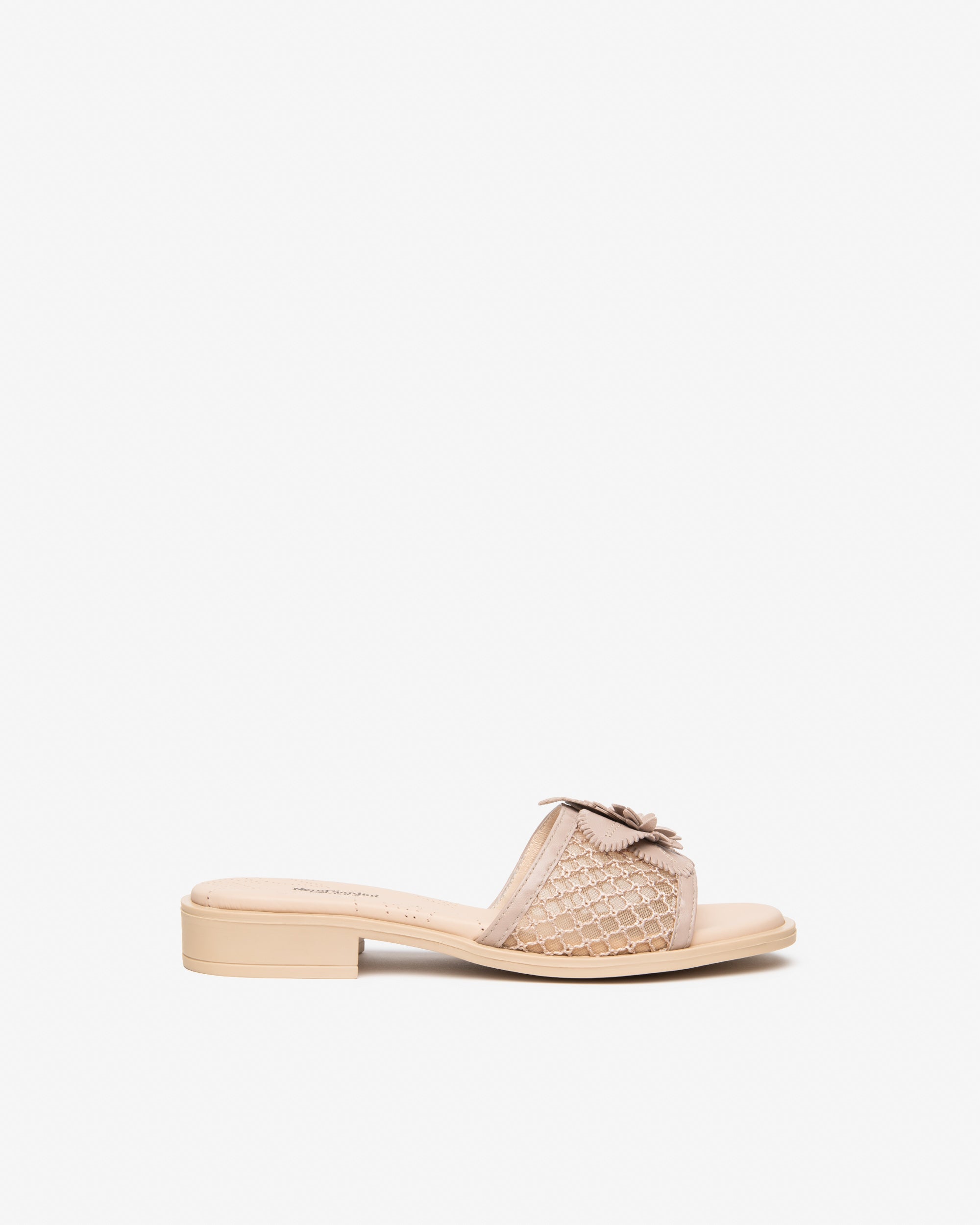 Nero Giardini Slippers mules cuir toile femme