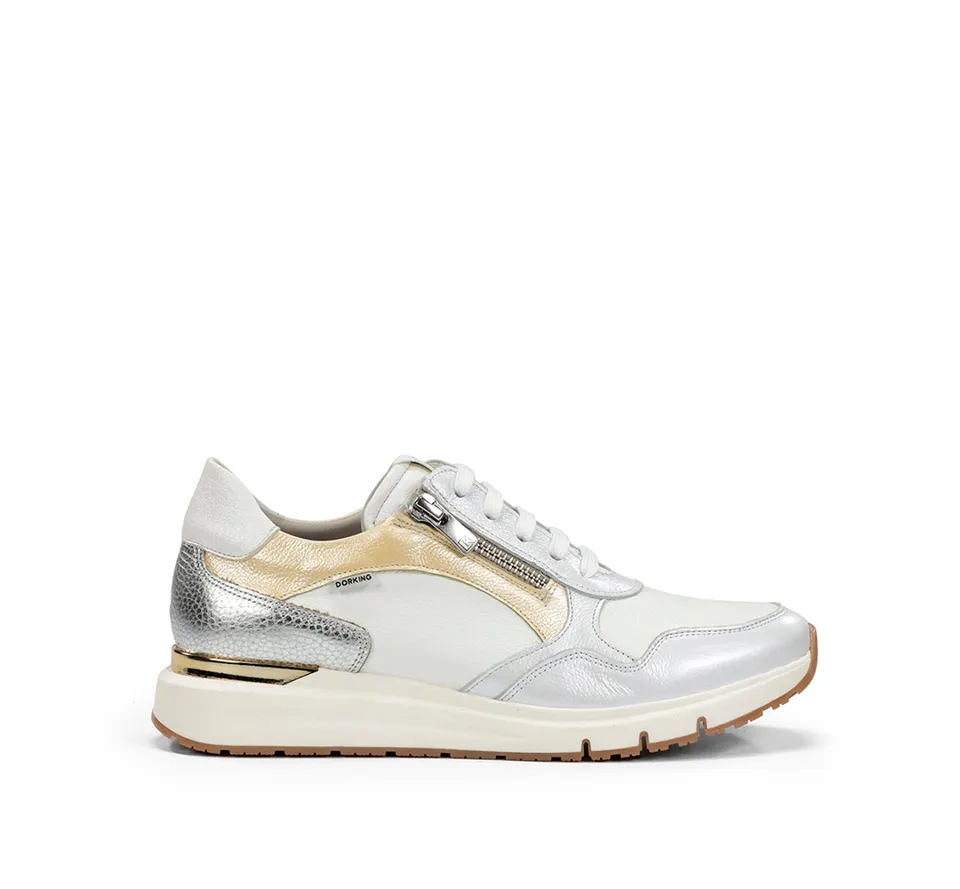 Dorking Serena D9308 basket femme grise