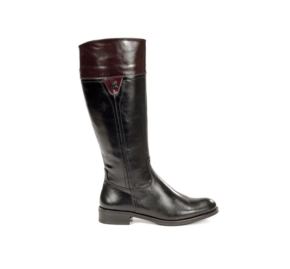 Dorking Tierra D9827 bottes femme noir cuir