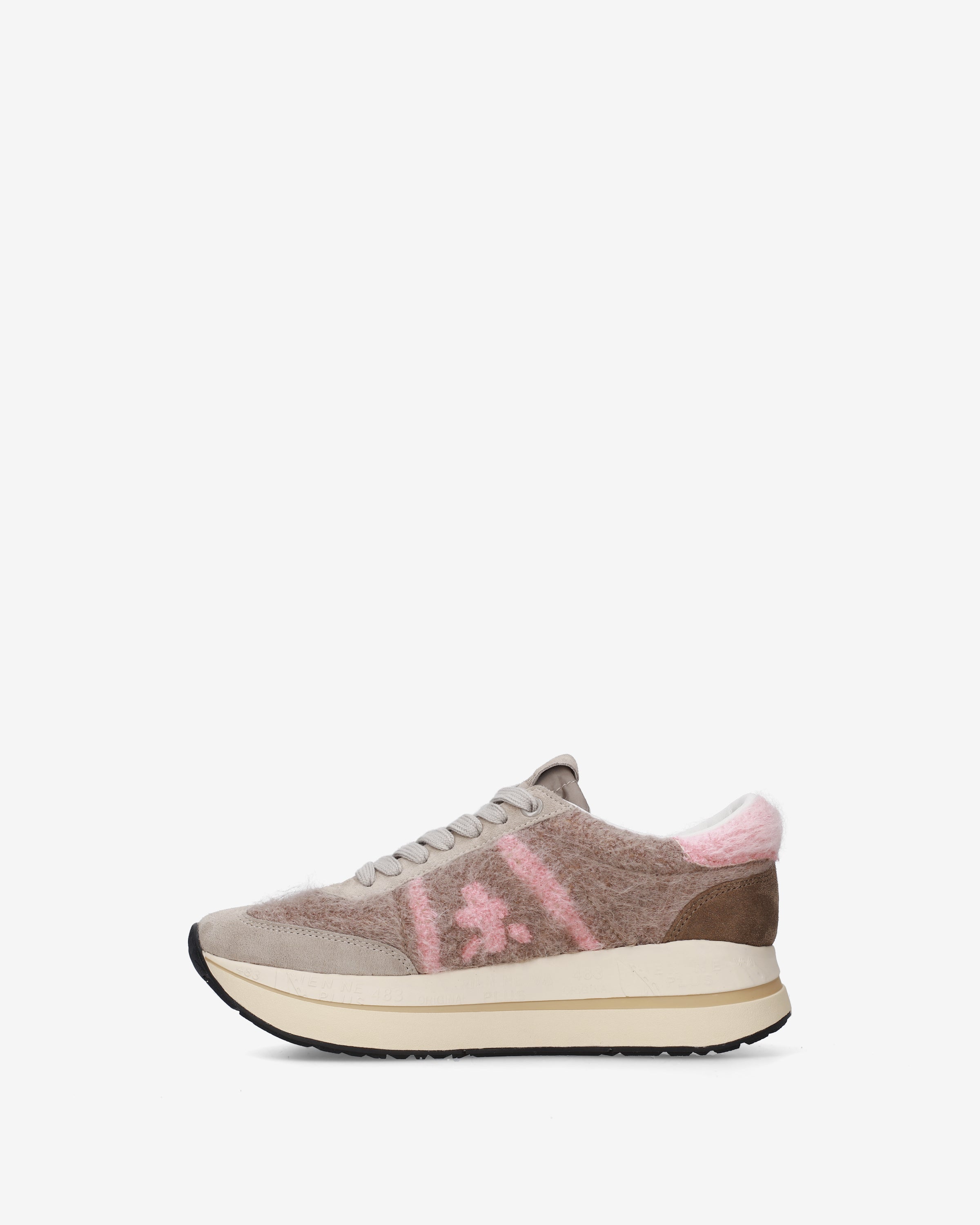 Premiata Bethcoin 8708 sneakers plateforme beige femme
