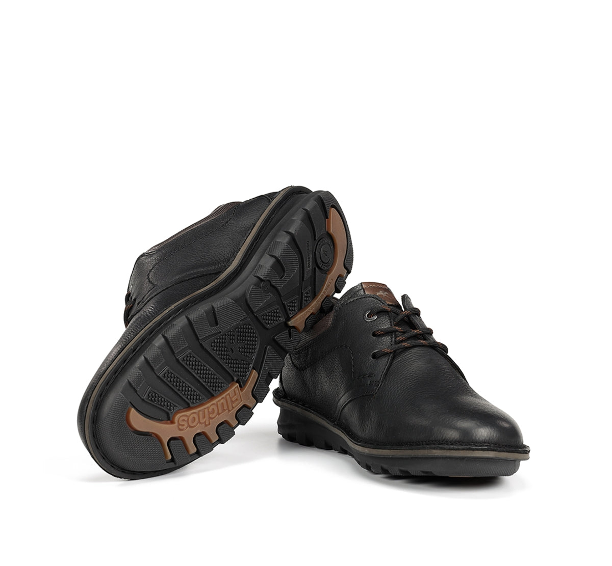 Fluchos Alvin F2258 chaussure noir cuir à lacets