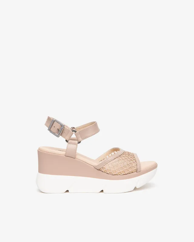 Nero Giardini Sandals sandales cuir toile femme pointure 38