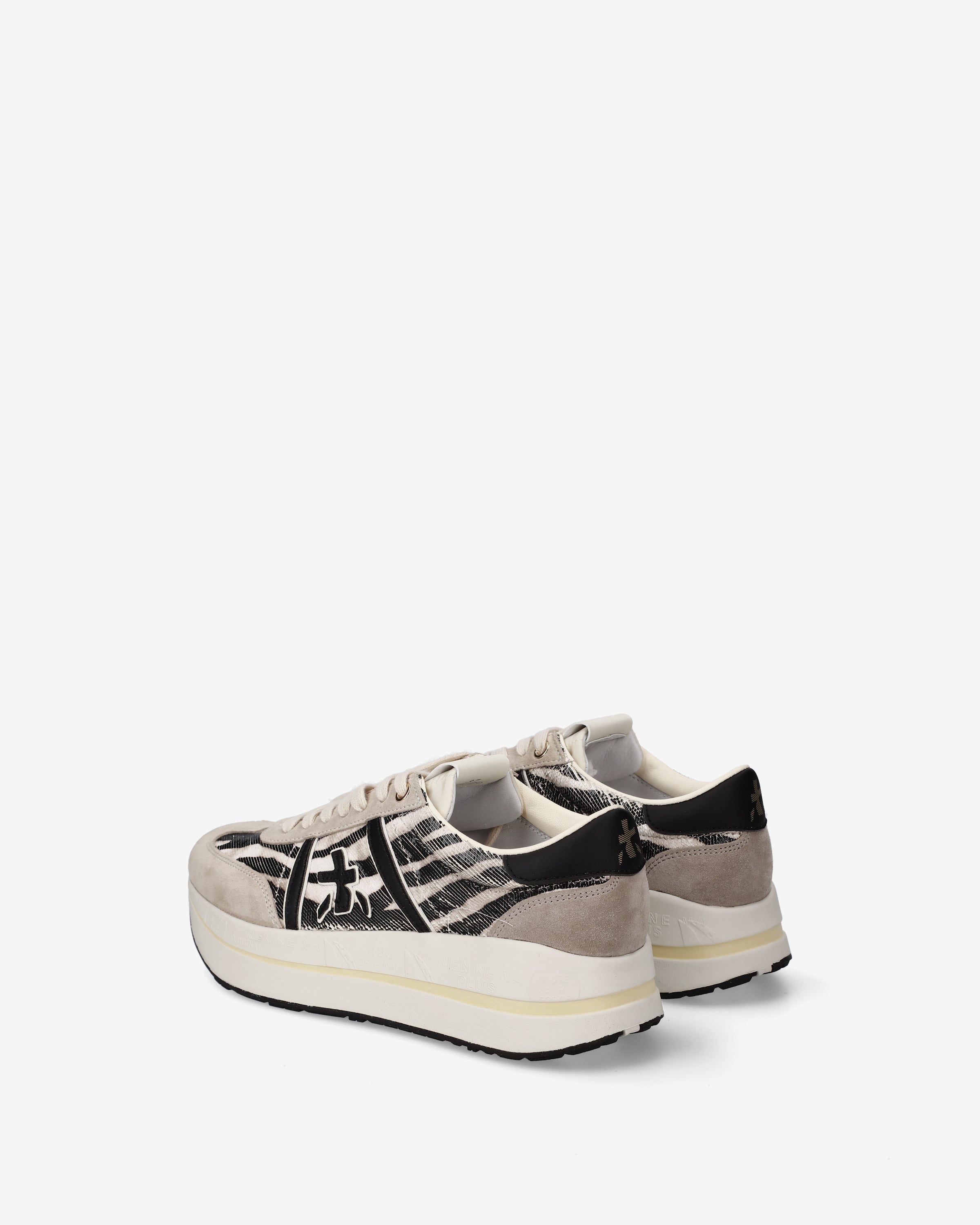 Premiata Bethcoin 8149 baskets zèbre plateforme femme