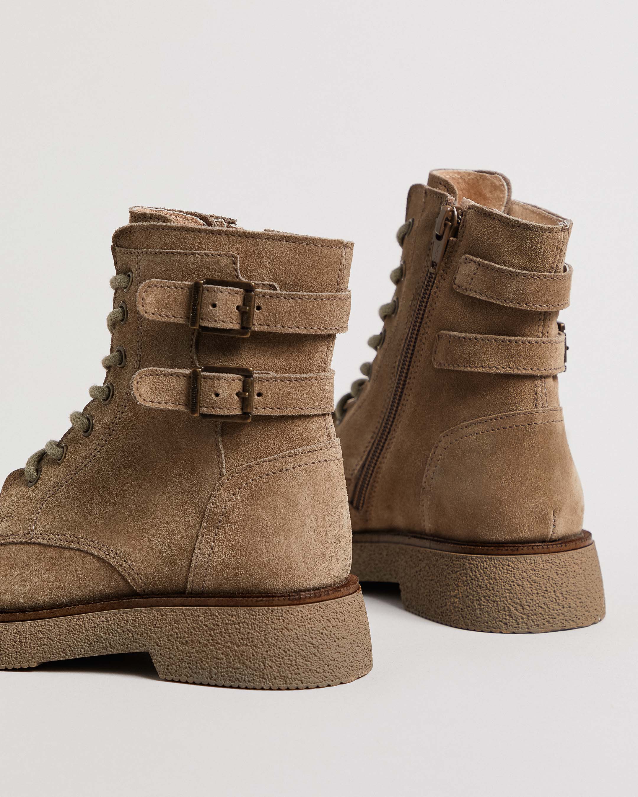 Nero Giardini Combat Boots rangers cuir fille ado