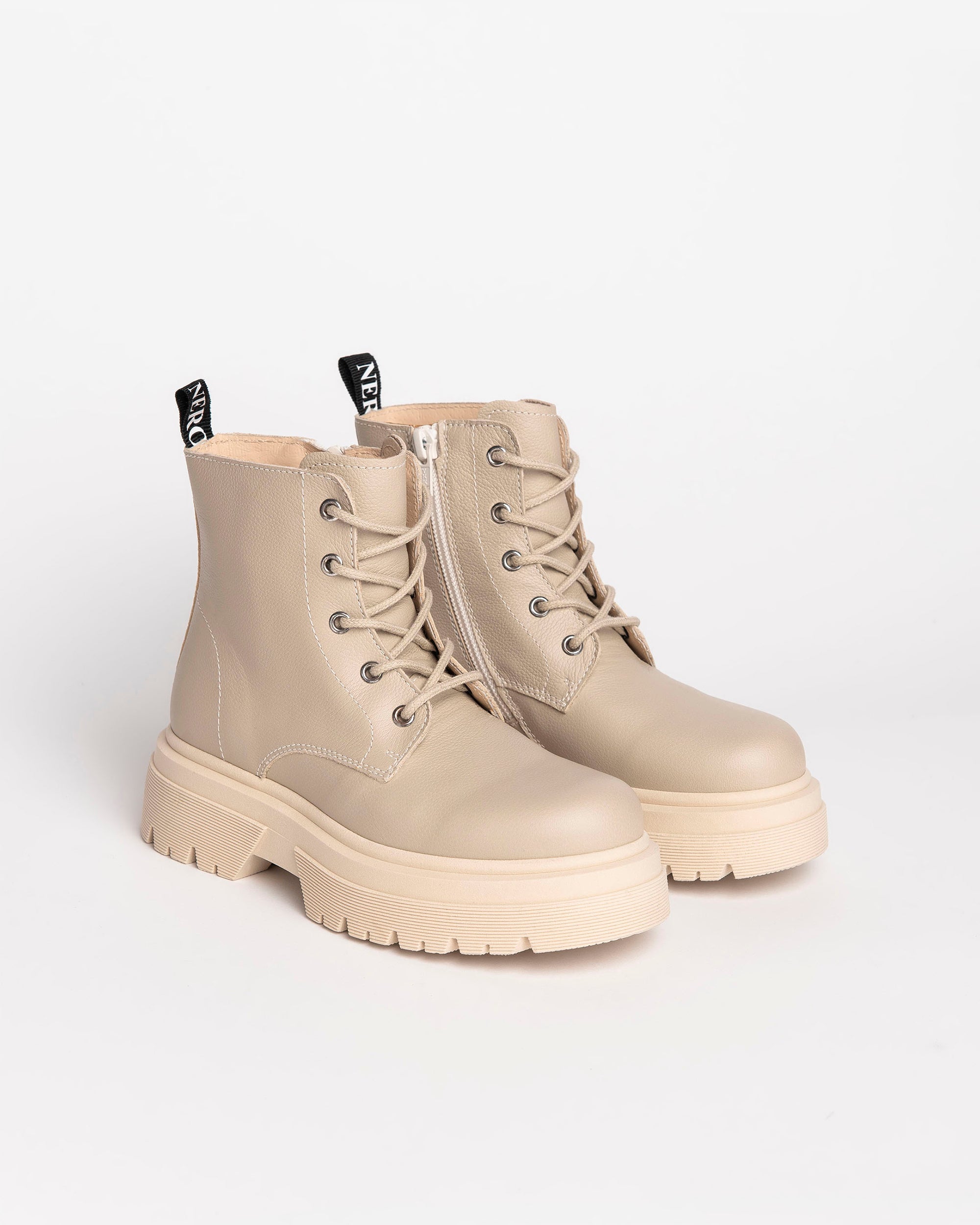 Nero Giardini Combat Boots rangers cuir fille 35 hiver
