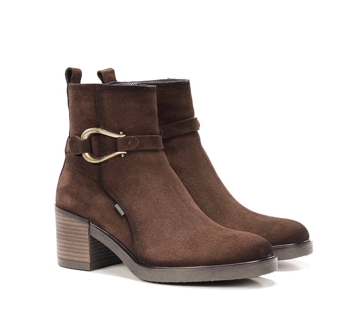 Dorking Aroma D9754 bottines femme marron cuir