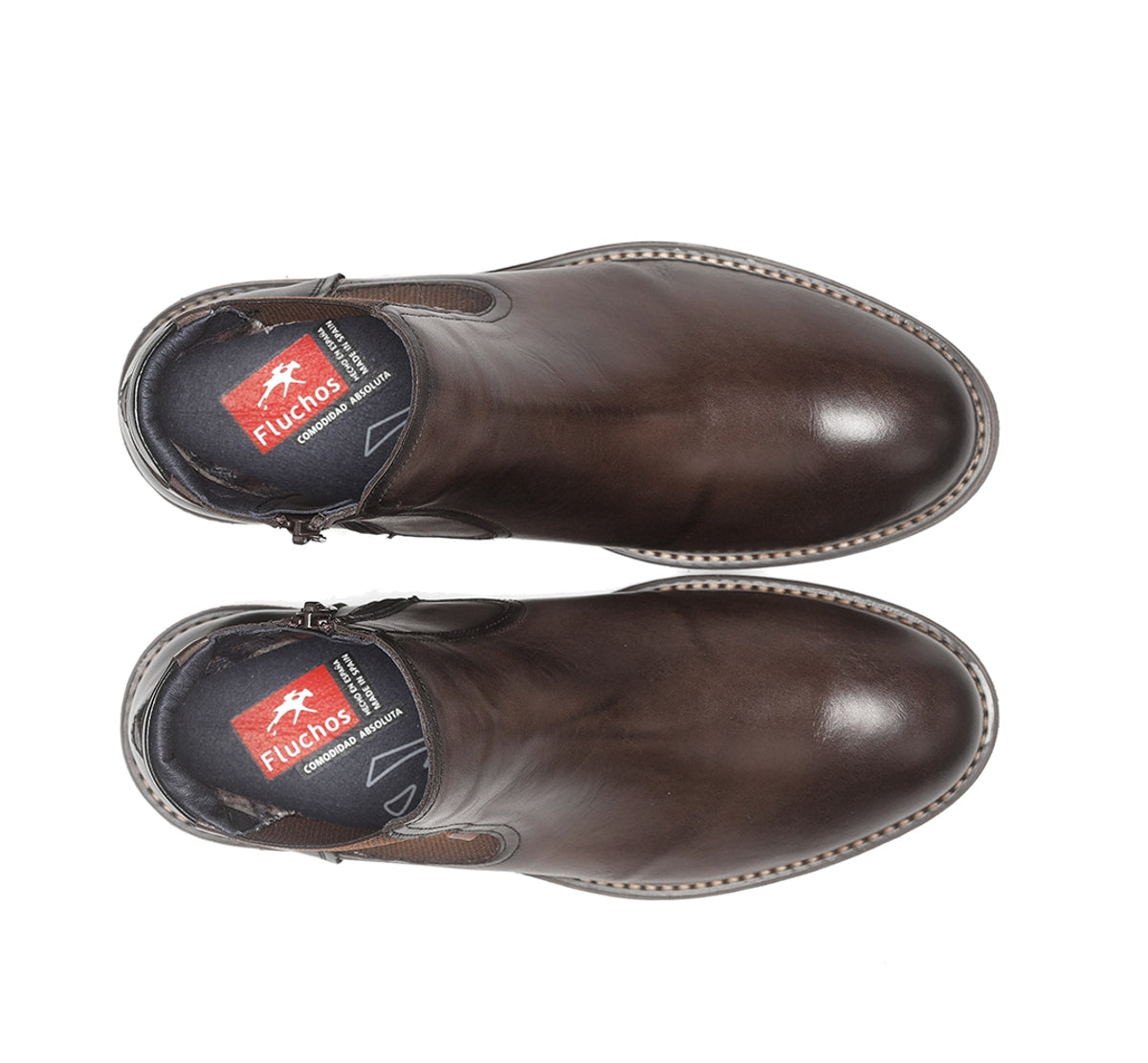 Fluchos Terry F1343 bottines marron homme confort