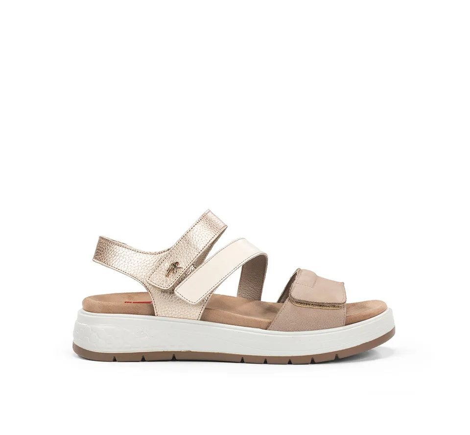 Fluchos Street F2165 sandale taupe femme cuir
