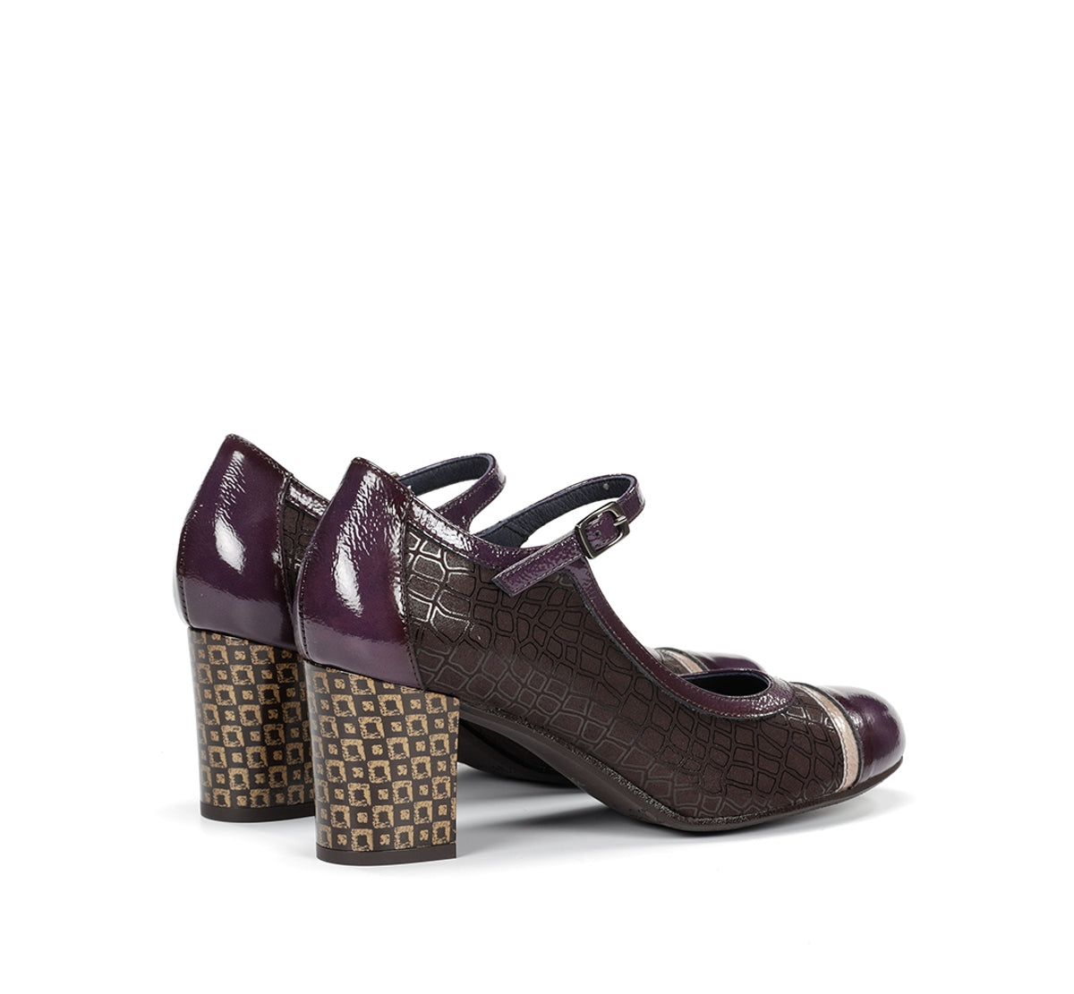 Dorking by Fluchos RODIN D8669 chaussures femme marron boucle