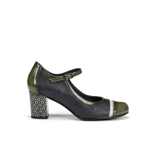 Dorking Rodin D8669 chaussure bleu femme bride
