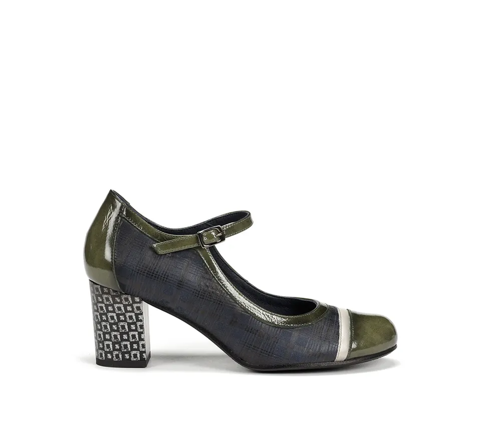 Dorking Rodin D8669 chaussure bleu femme bride