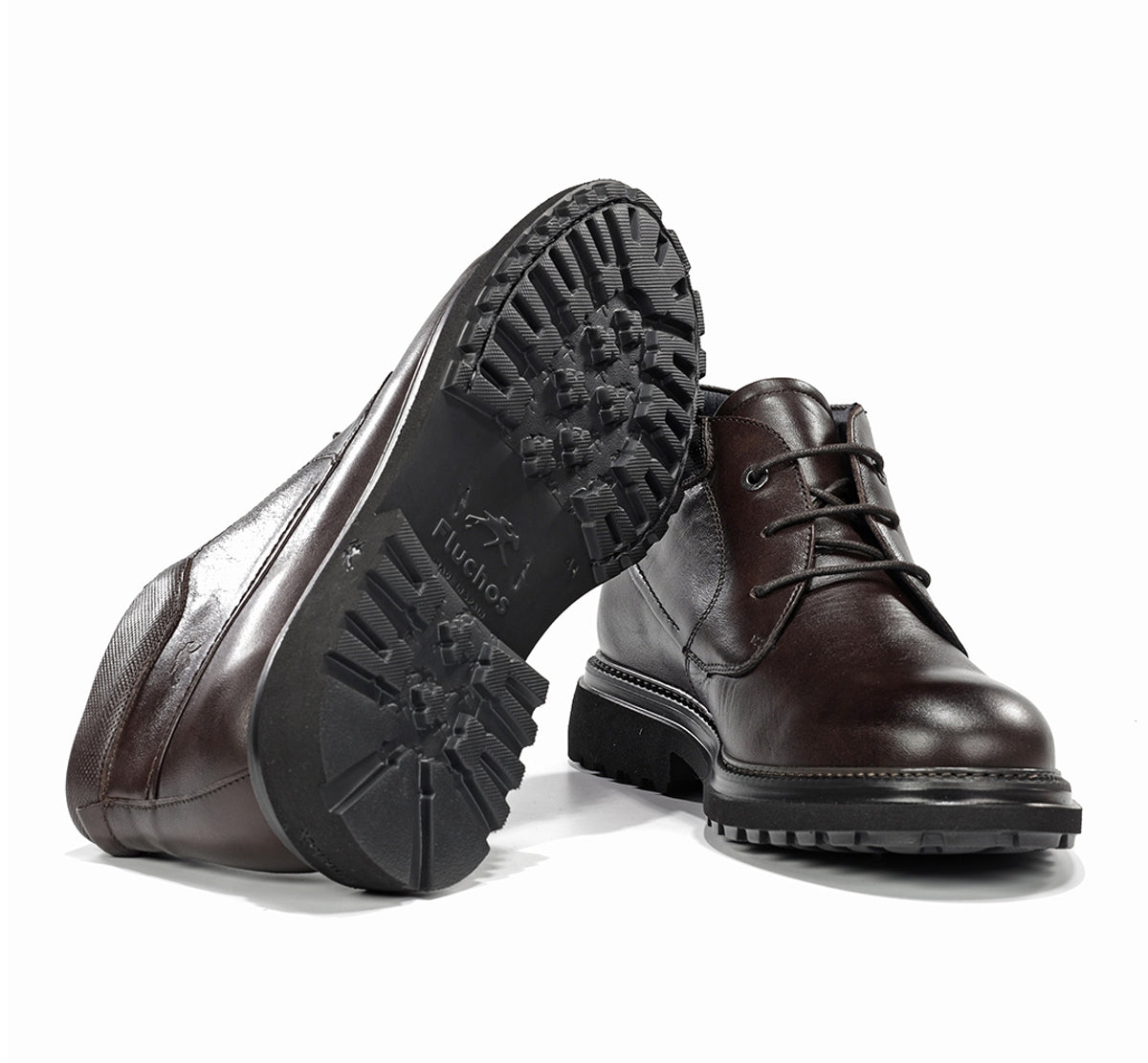 Fluchos Botines Lincon F2055 bottines marron cuir homme