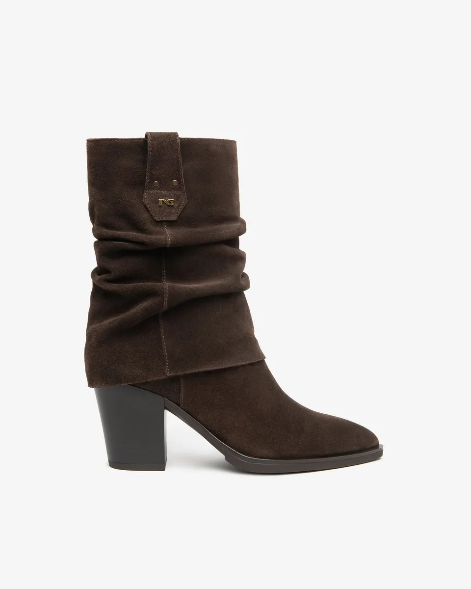 Nero Giardini Boots bottes daim femme western talon 80
