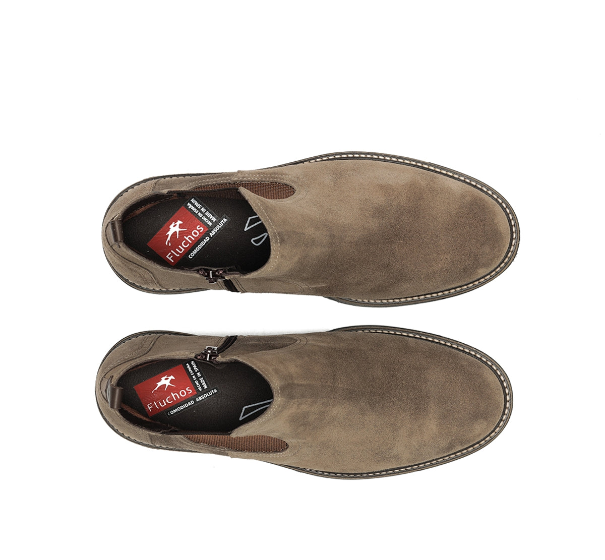 Fluchos Buggy F2323 bottines taupe homme cuir