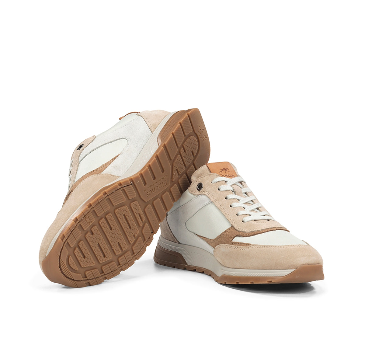 Fluchos Louis F2190 basket homme taupe cuir