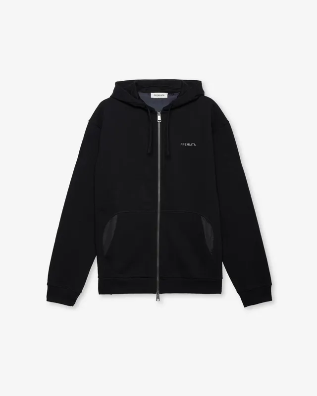 Premiata Felpa Zip Hoodie sweat noir homme