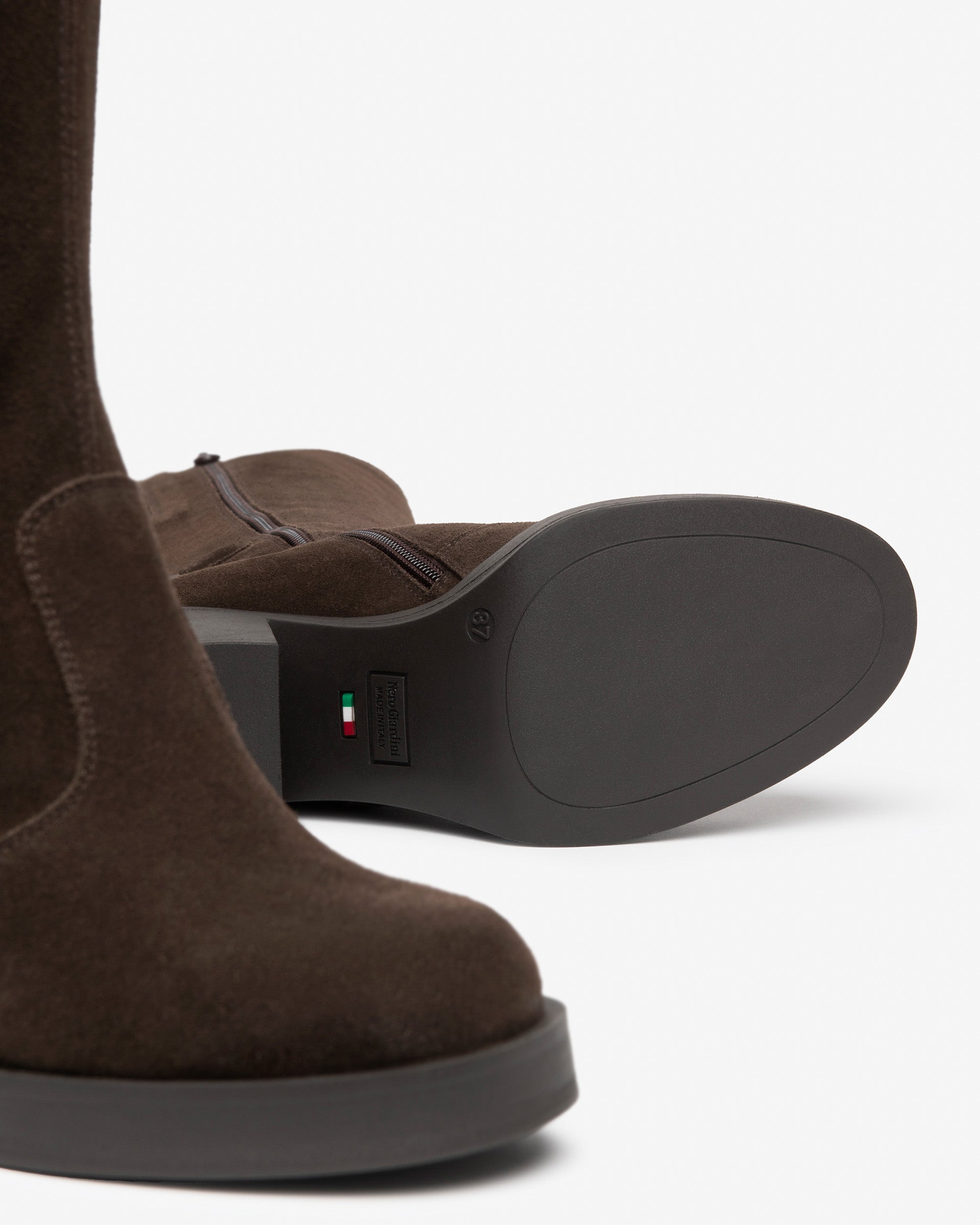 Nero Giardini Boots Bottes Daim Femme Talon 75 mm