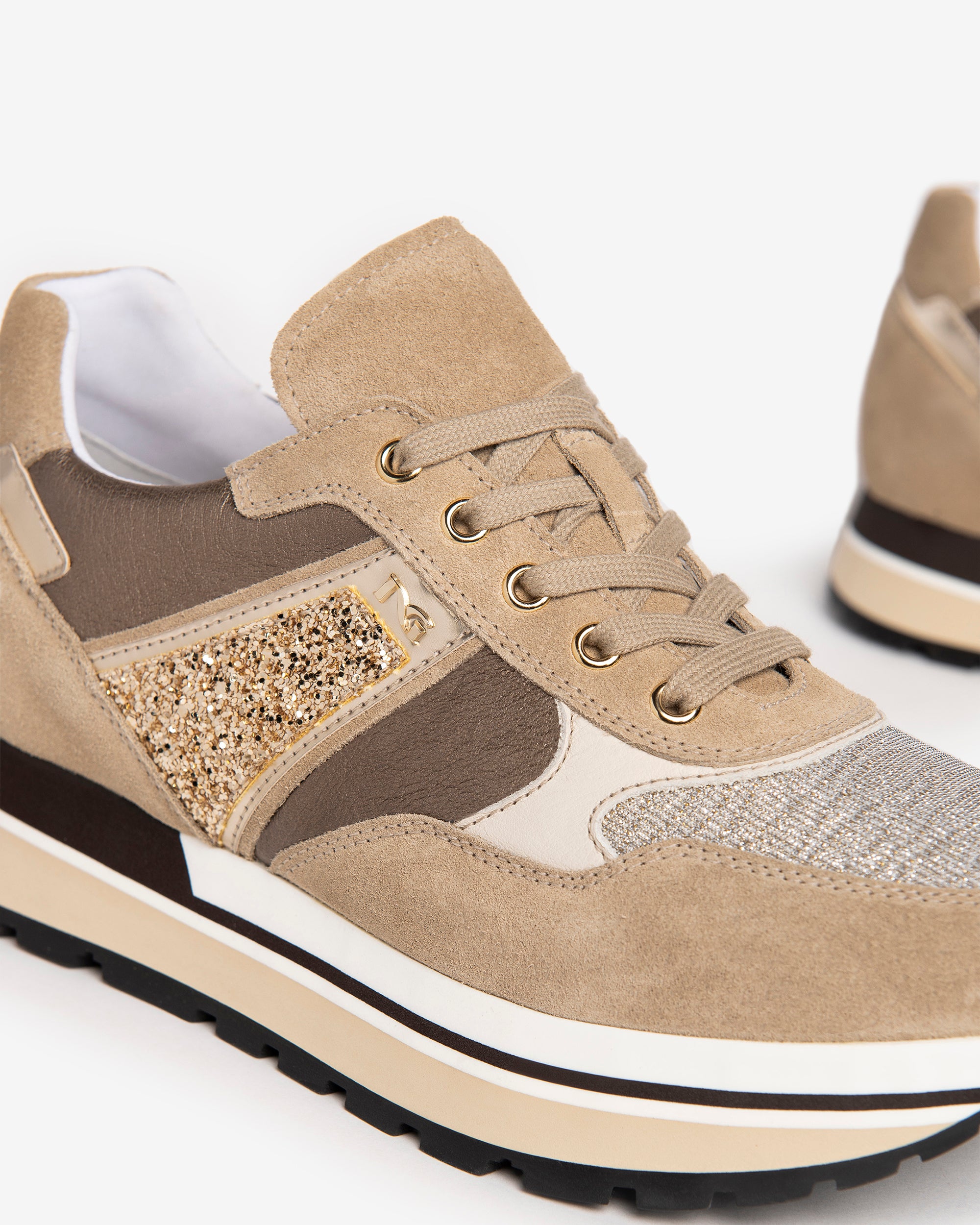 Nero Giardini Sneakers baskets cuir daim femme