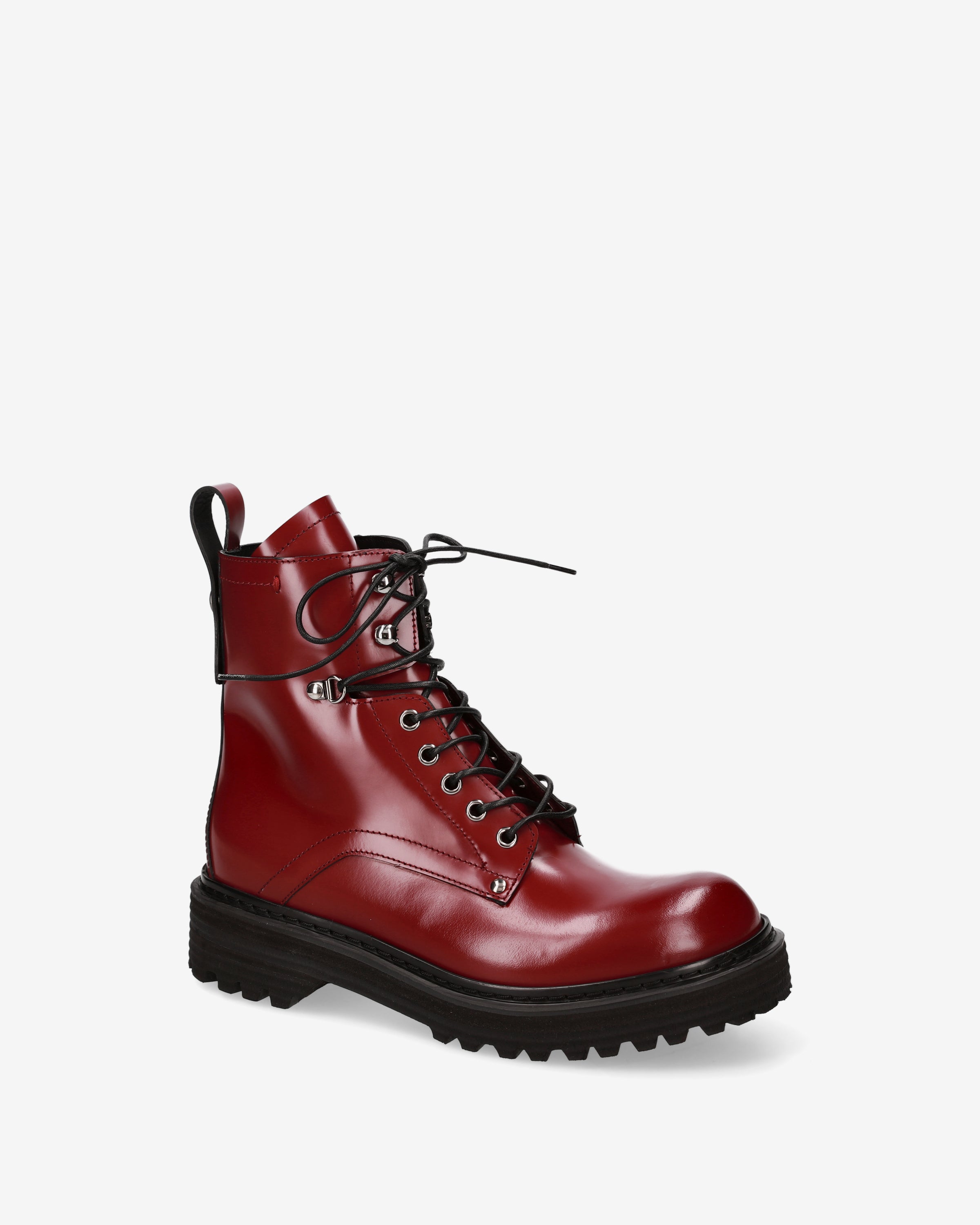 Premiata Anfibio bottines cuir rouge plateforme pointure 35-41,5