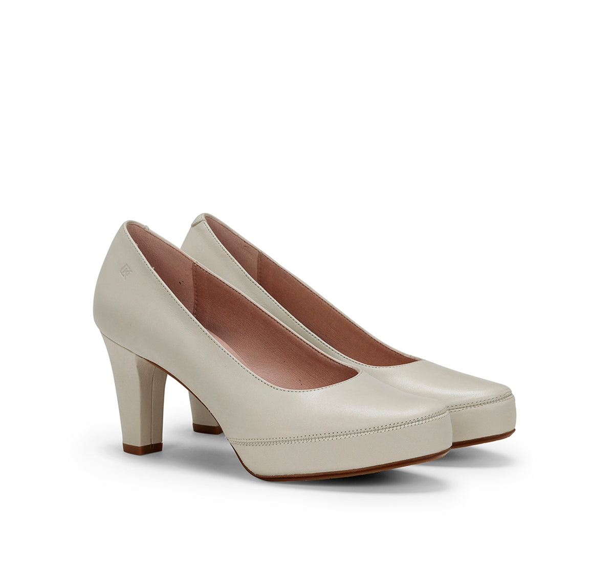 Dorking Blesa D5794 escarpins blanc cuir femme