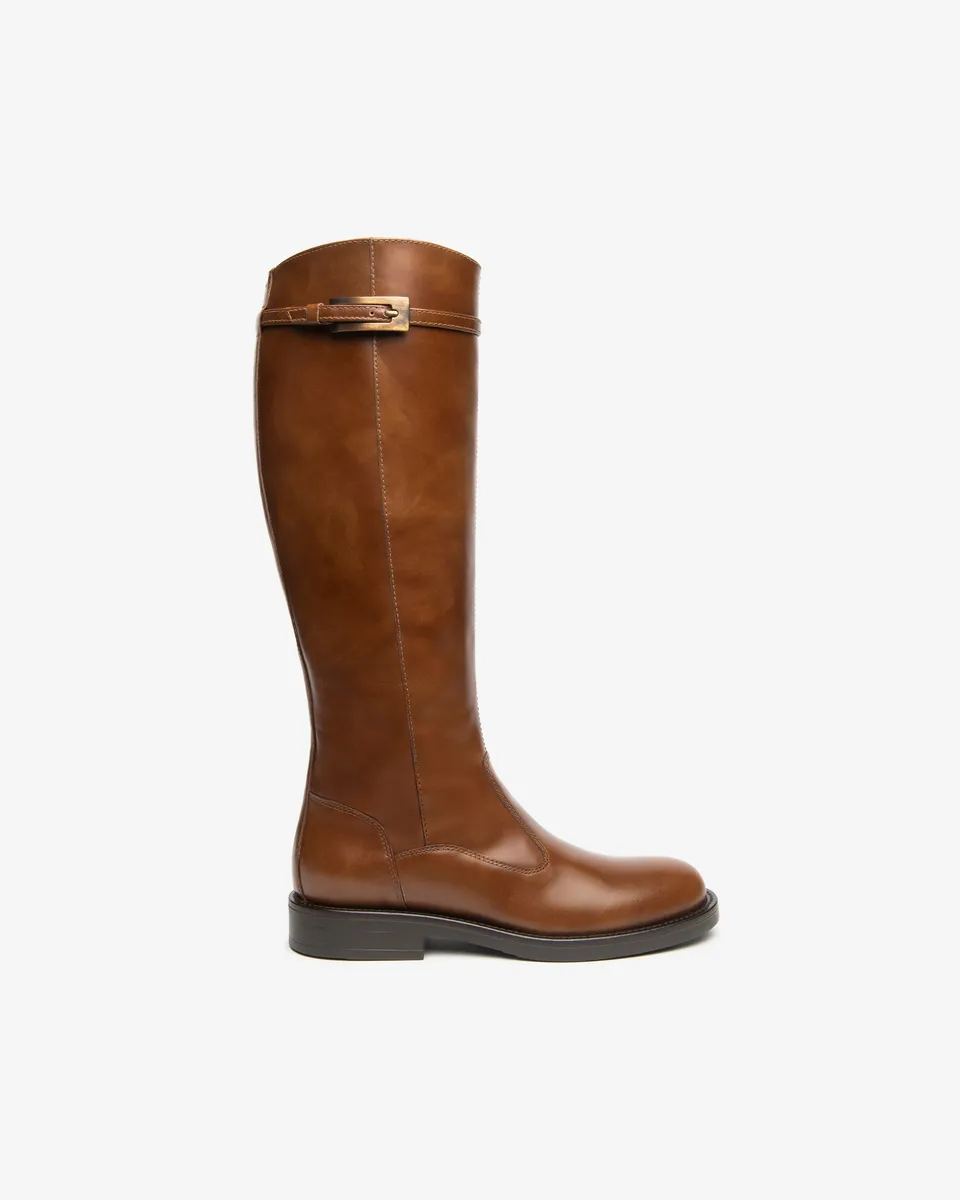 Nero Giardini Boots Bottes Femme Cuir Talon 30mm