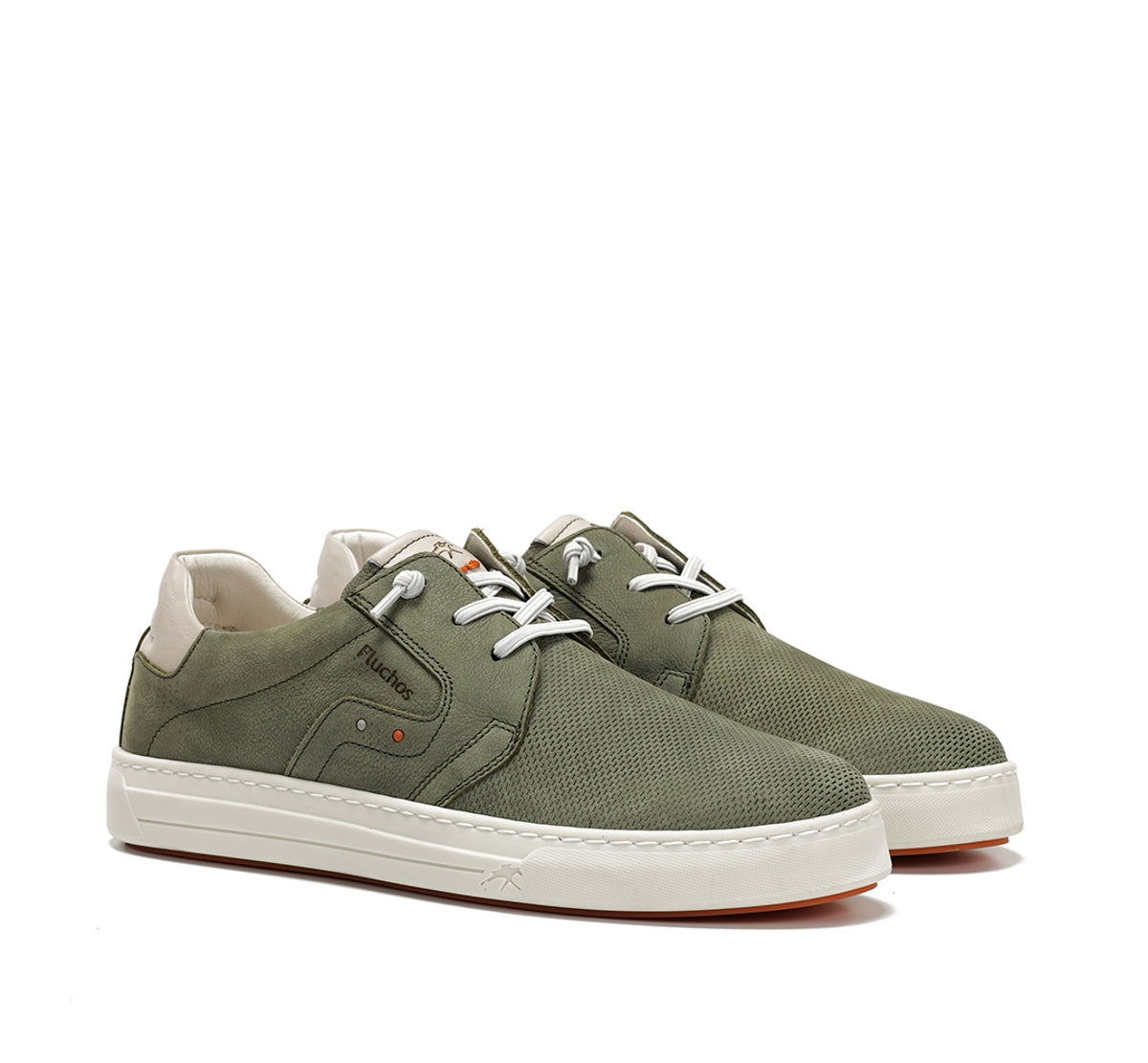 Fluchos Nemo F2366 chaussures homme vert lacets
