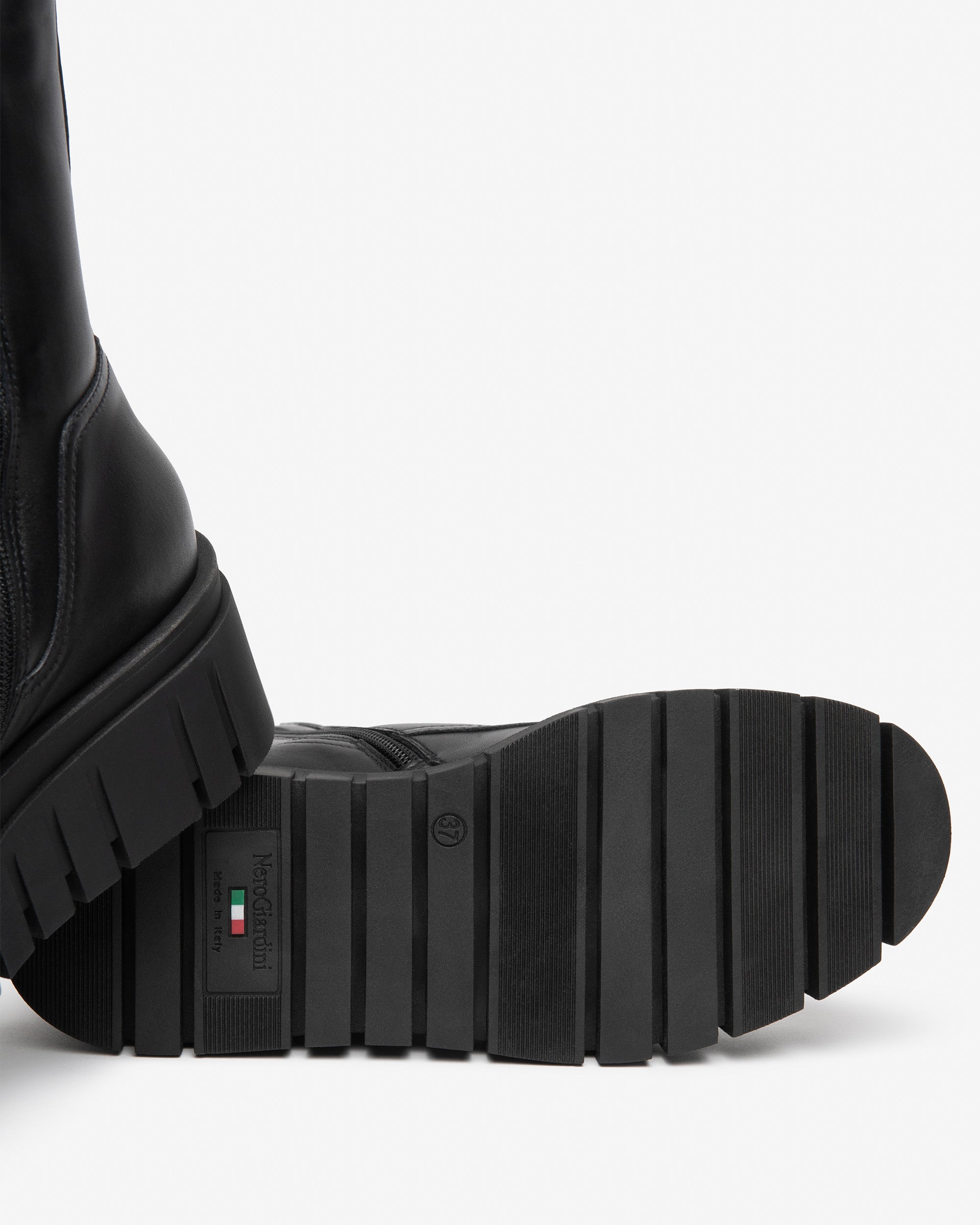 Nero Giardini Combat Boots rangers cuir fourrées femme