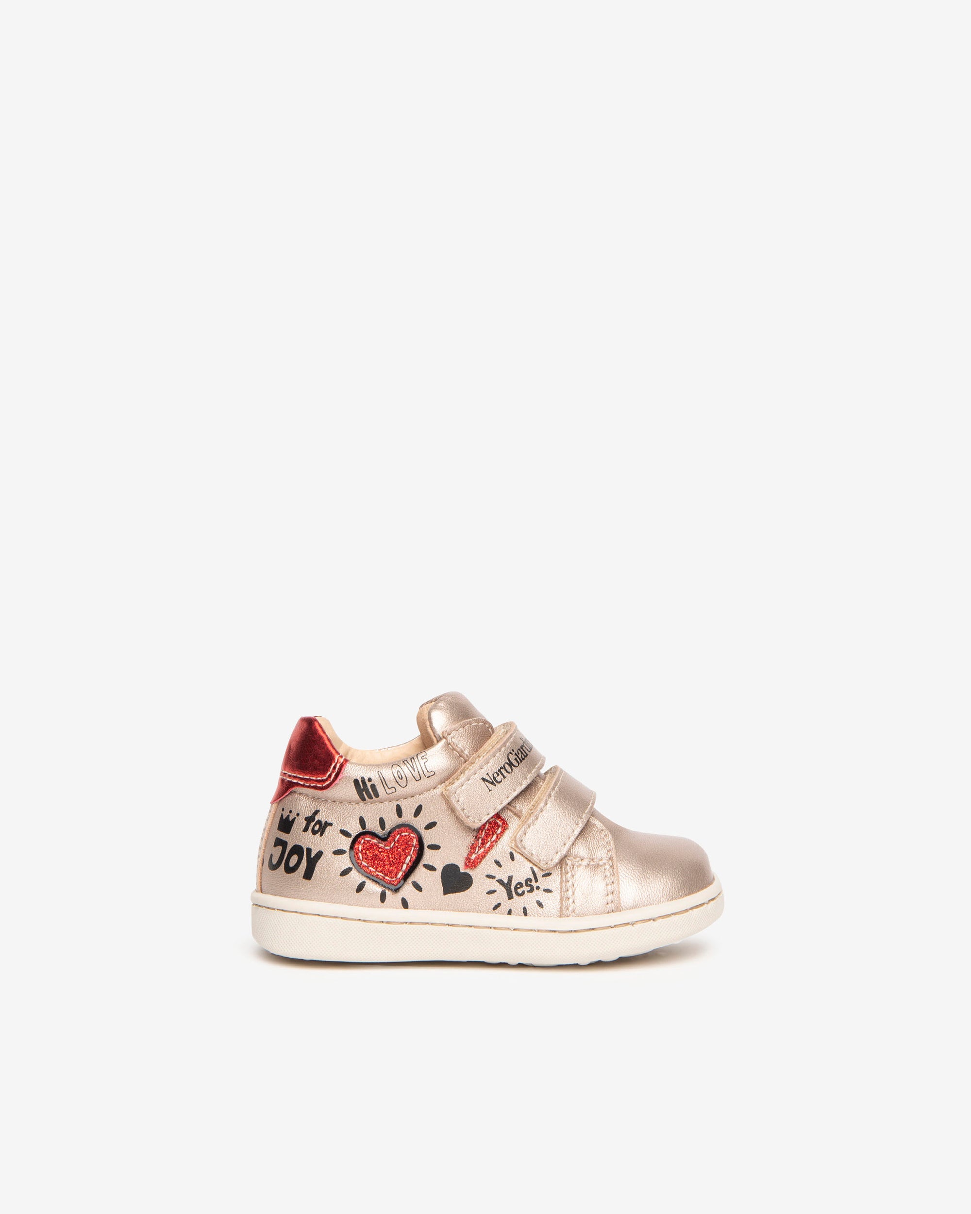 Nero Giardini Sneakers baskets cuir bébé fille blanc