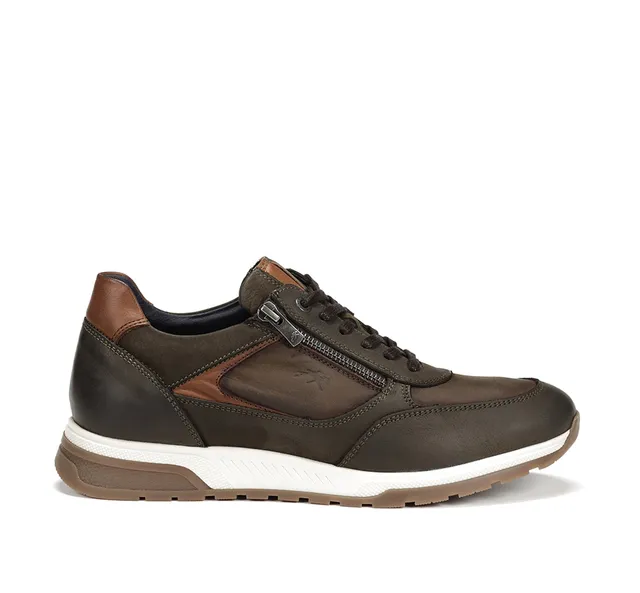 Fluchos Louis F1603 baskets vert homme cuir