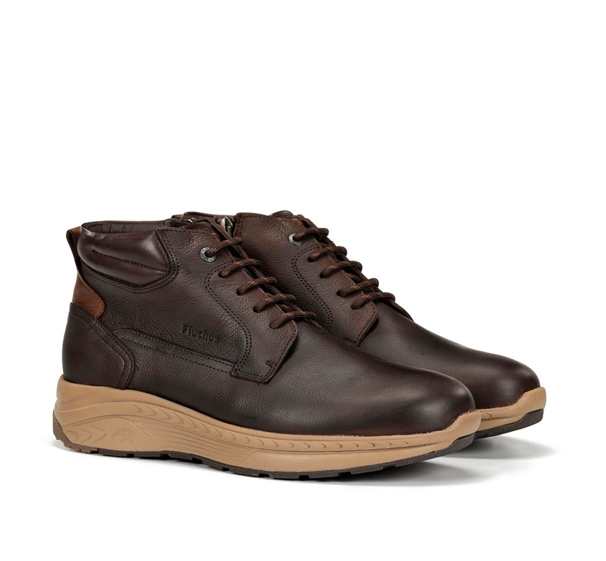 Fluchos Ryder F2291 Bottines Homme Marron Lacets