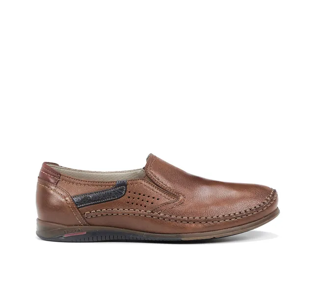 Fluchos Catamaran 8565 slip on marron homme cuir