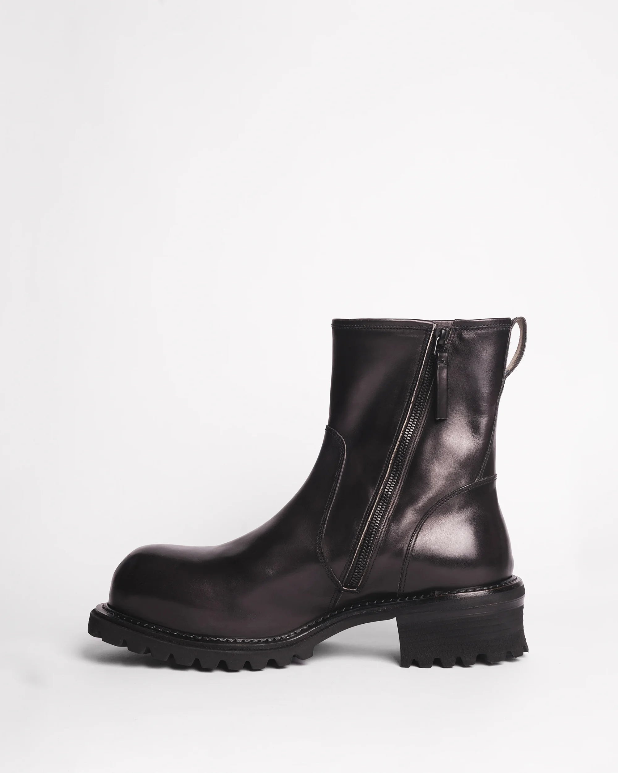 Premiata 007 boots homme cuir semelle crantée