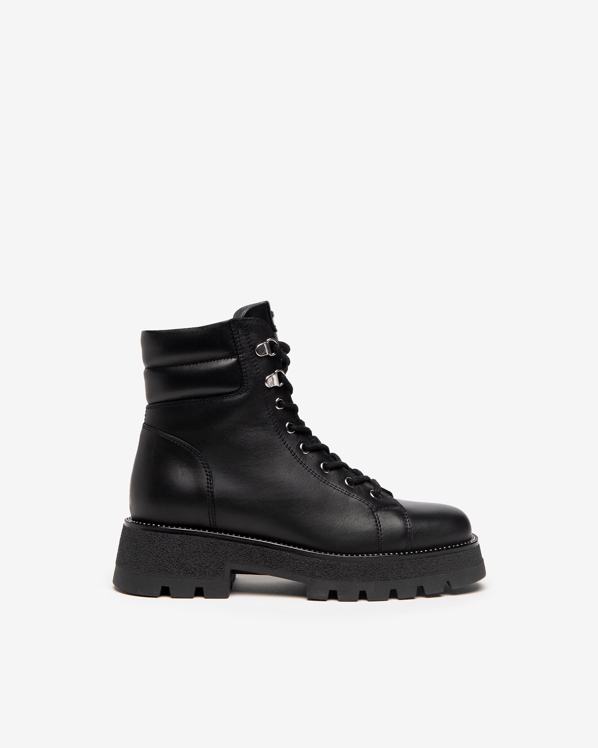 Nero Giardini Combat Boots Rangers Cuir Femme Hiver