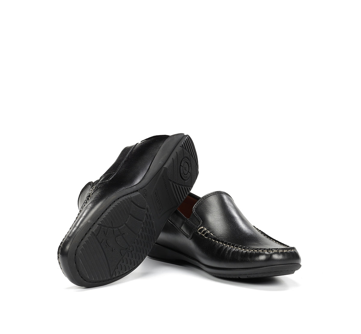 Fluchos Samoa F2208 mocassin noir homme cuir
