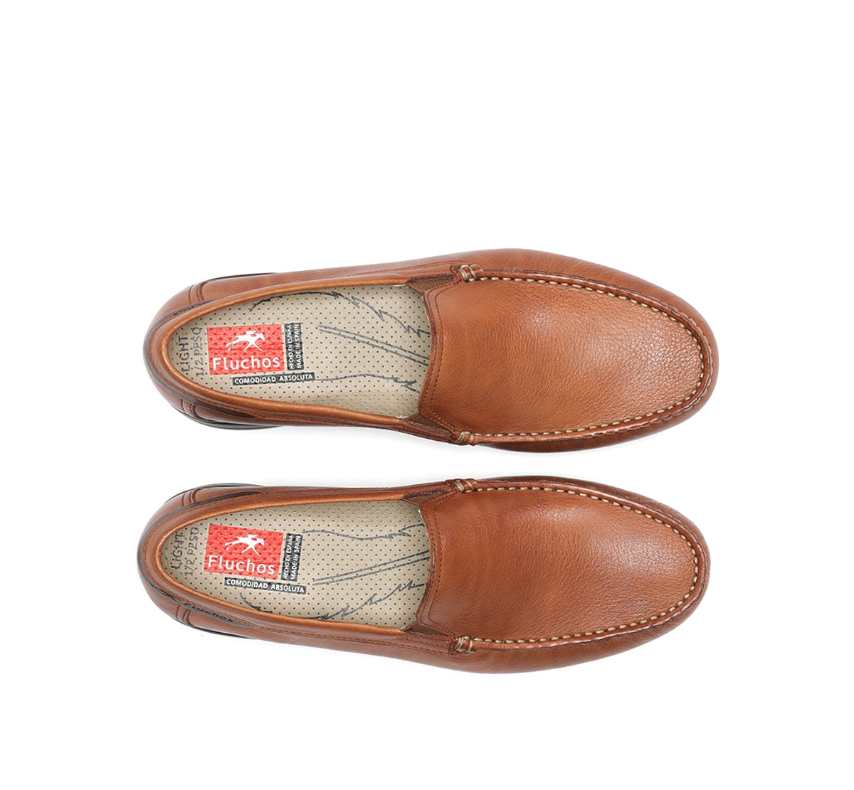 Fluchos Orion 8682 mocassin marron homme
