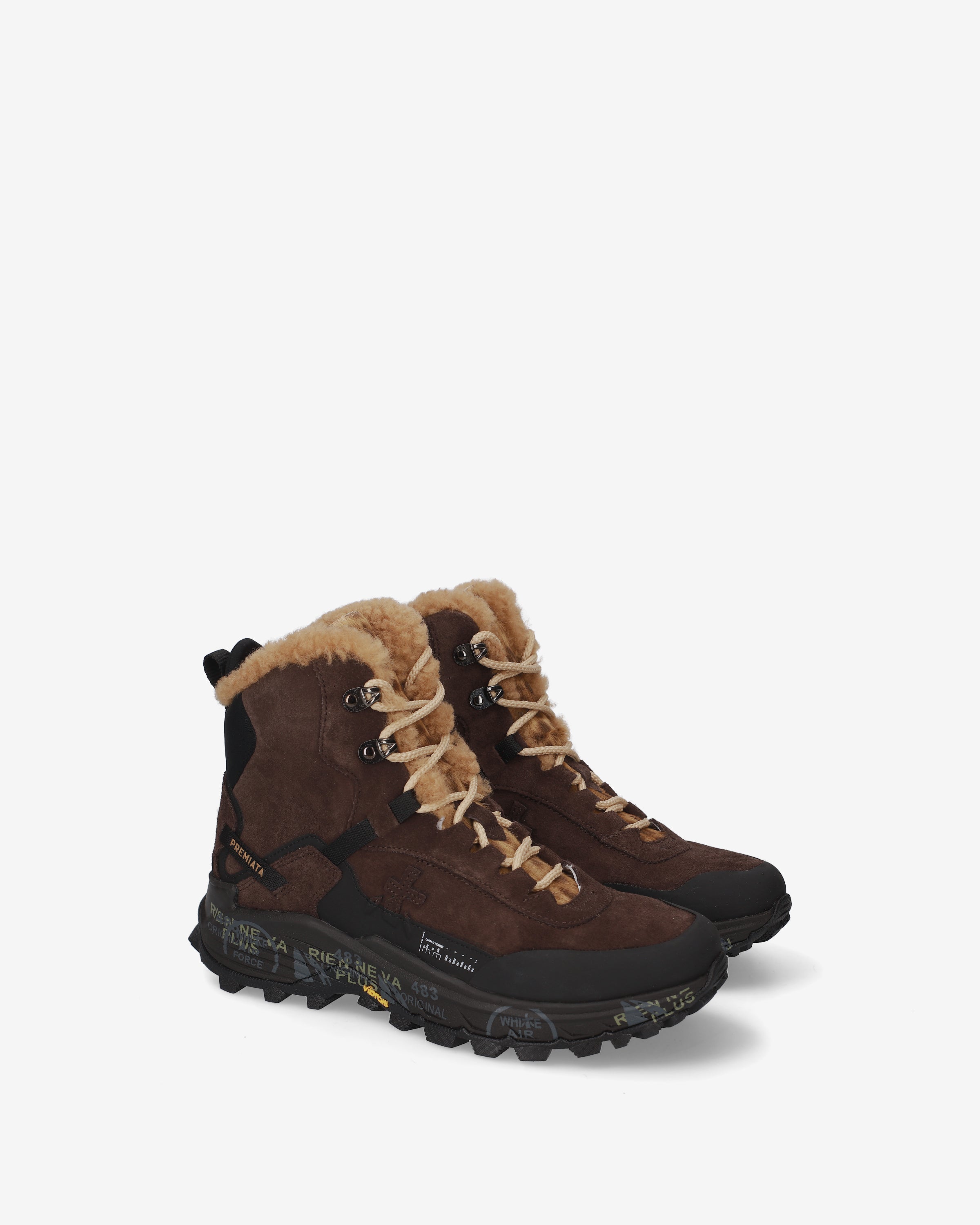 Premiata Trivor 511m sneakers femme marron 38 fourrée