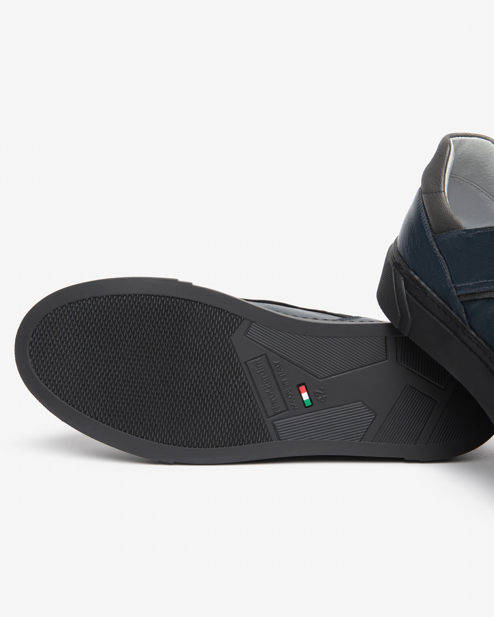 Nero Giardini Sneakers baskets homme cuir zip