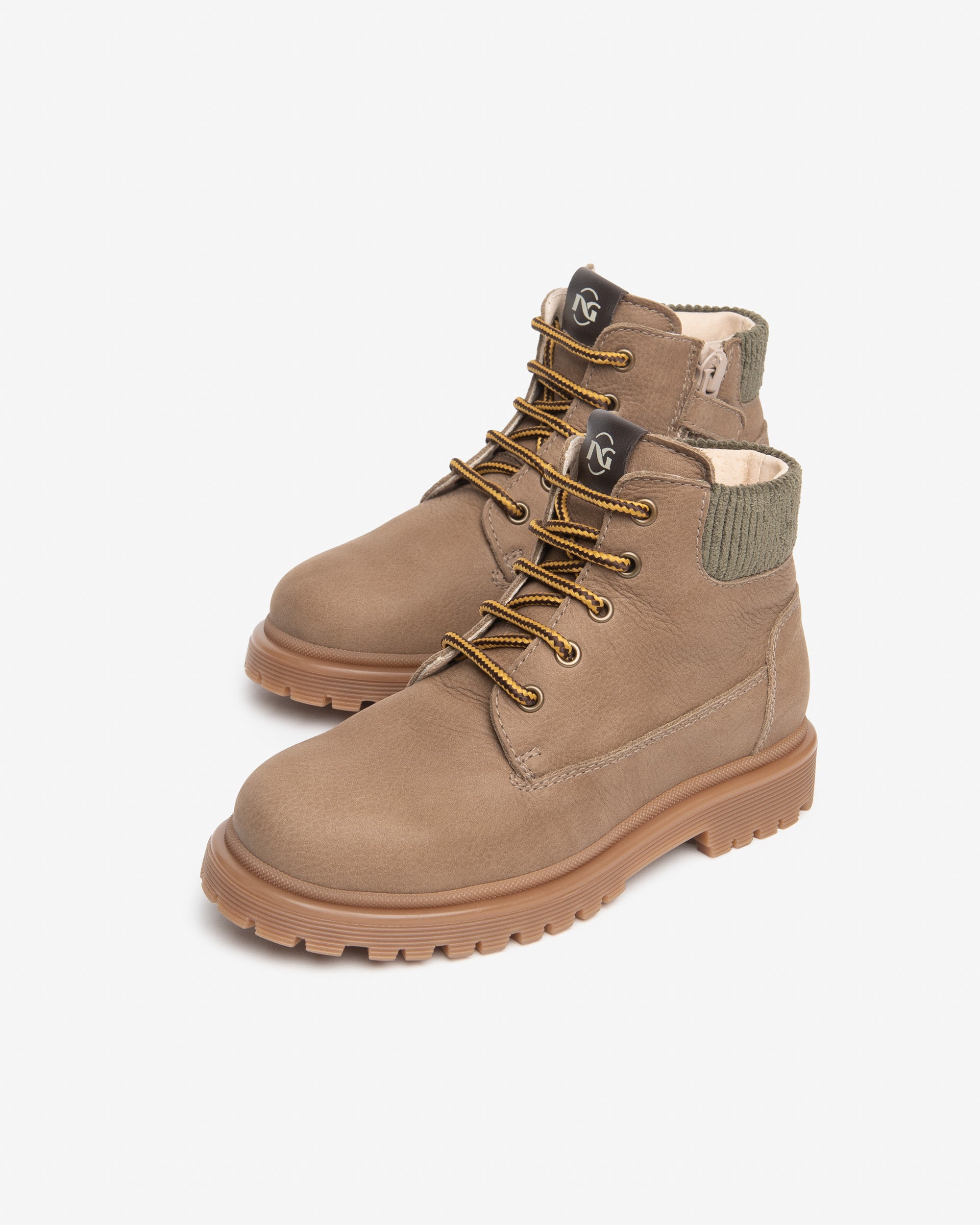 Nero Giardini Bottines garçon cuir tissu zip