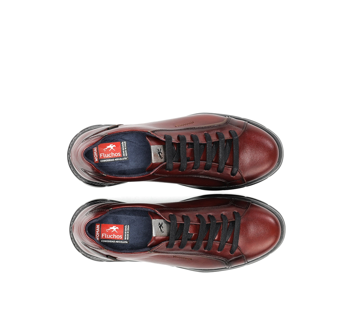 Fluchos Ilia F2305 baskets femme bordeaux confort